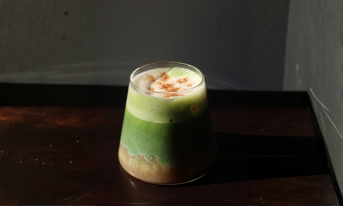 Banana Bread Matcha Latte