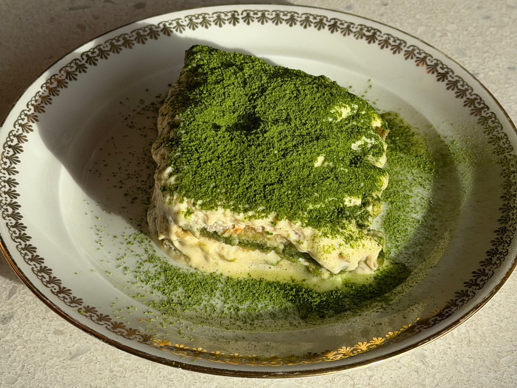 Tiramisu au matcha